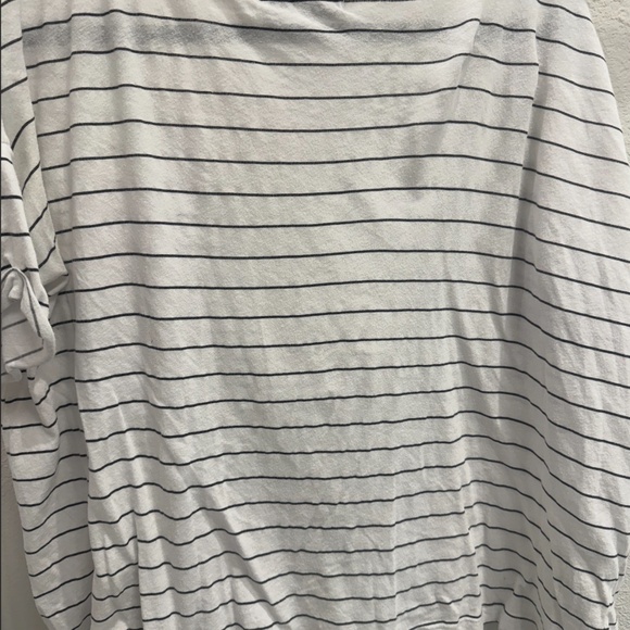 Wildfox Striped Lace-front Relaxed T-shirt - Picture 2 of 2
